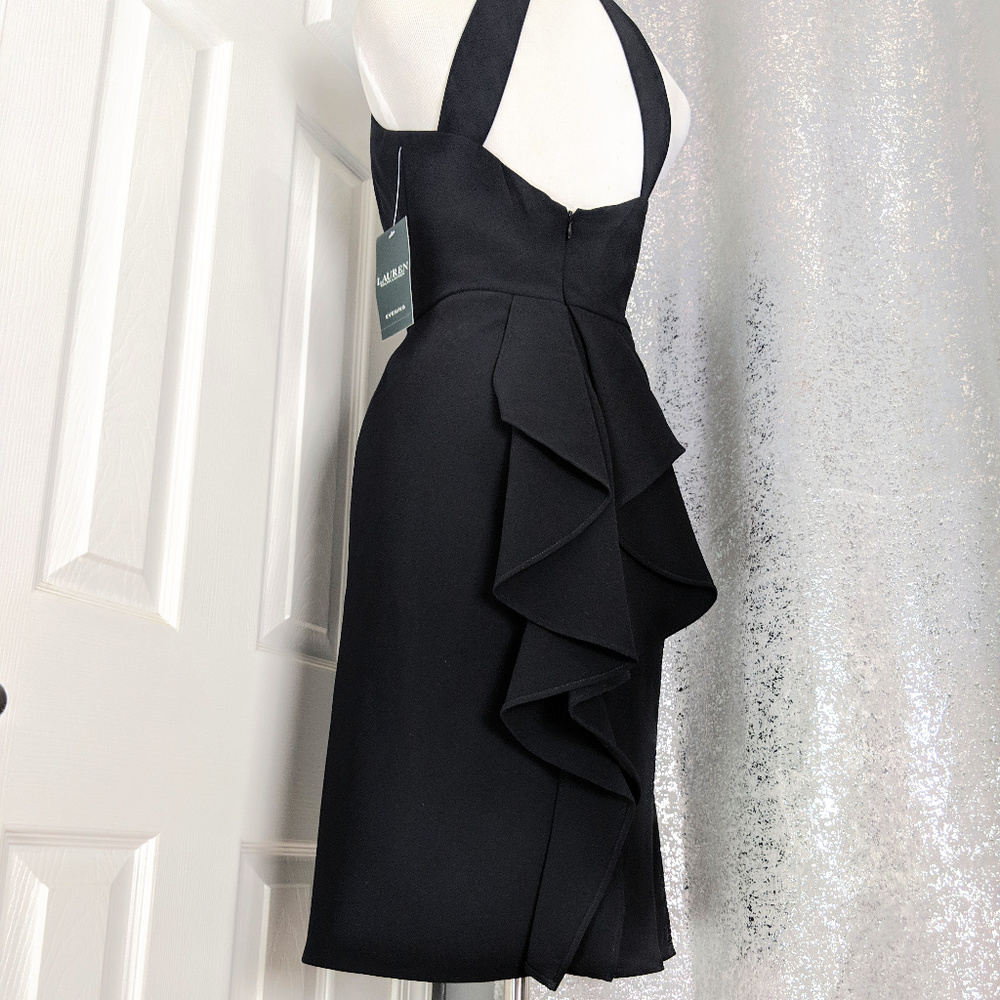 Lauren Ralph Lauren Black Midi Dress